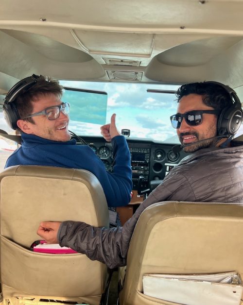 student pilot san diego with flight instructor